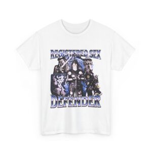 Registered sex defender.