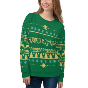 Dumb Blonde Christmas Sweater