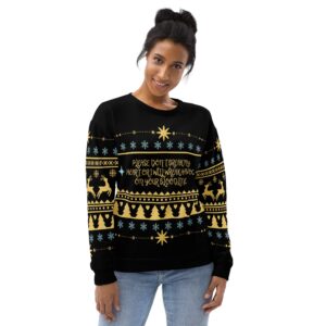 Please Don't Break My Heart Christmas Sweater